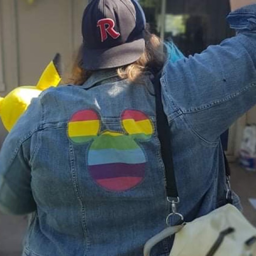 NWOT TorridxDisney Pride jean jacket. - Picture 2 of 2
